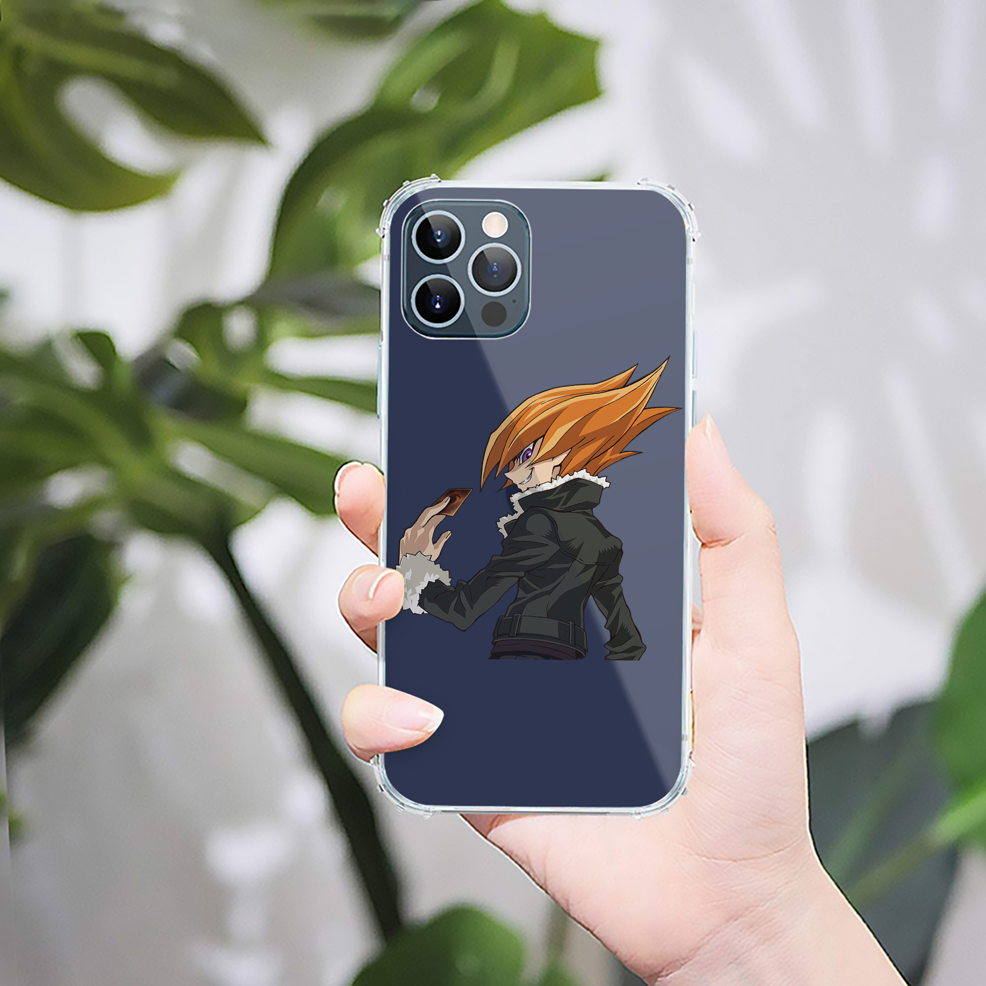 （画像用） 遊☆戯☆王 Yu-Gi-Oh! 【iPhone 12シリーズ対応】透明スマホケース（クリアソフトケース）